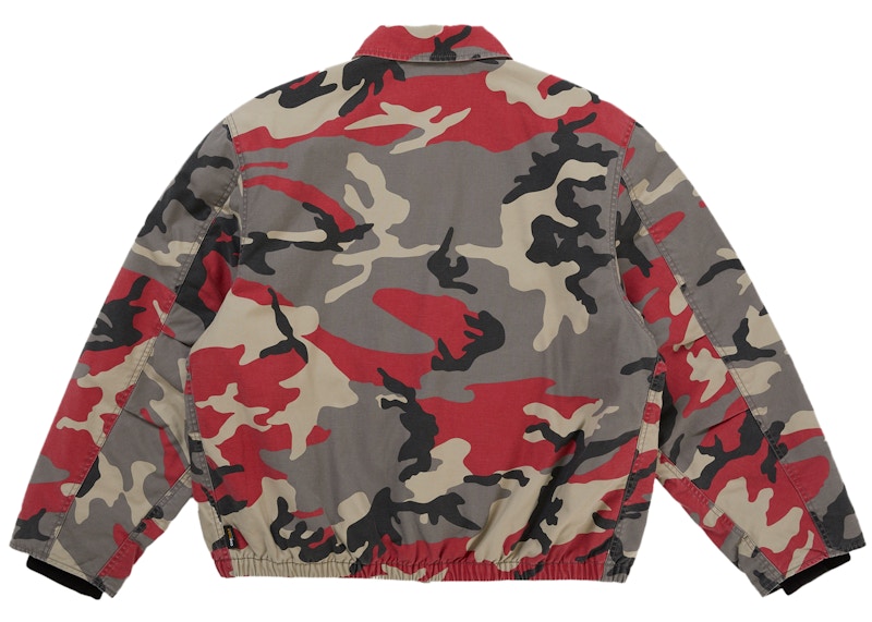 Lookbook Supreme Cordura Twill Utility Jacket Red Camo