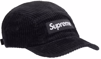 Supreme Corduroy Camp Cap (SS22) Black Supreme Corduroy Camp Cap (SS22) Black