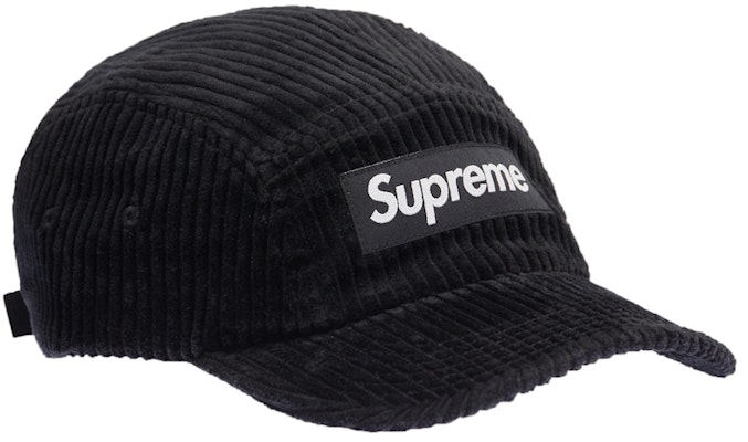 Supreme 灯芯绒露营帽 (SS22) 黑色 Buy Supreme 灯芯绒露营帽 (SS22) 黑色