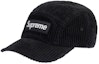 Order Supreme 灯芯绒露营帽 (SS22) 黑色