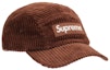 Buy Supremeコーデュロイキャンプキャップ (SS22) 茶