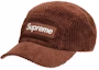 Order Supremeコーデュロイキャンプキャップ (SS22) 茶