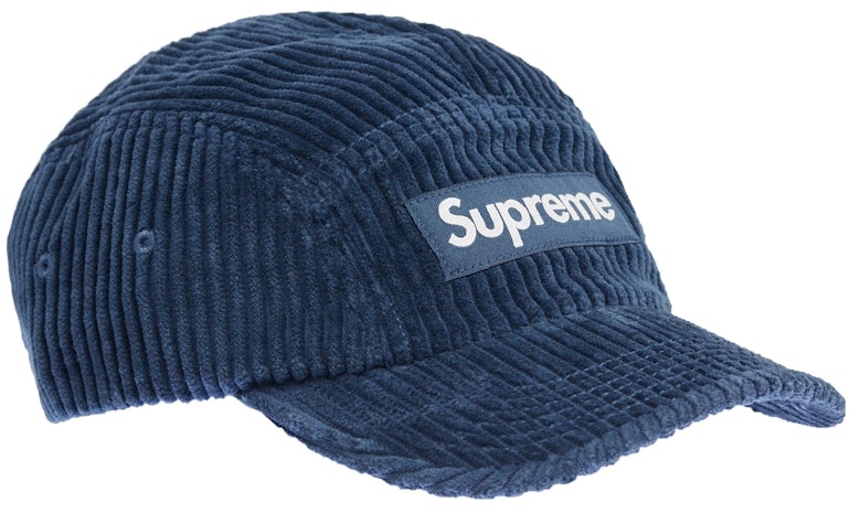 supreme-corduroy-camp-cap-ss-22-light-navy