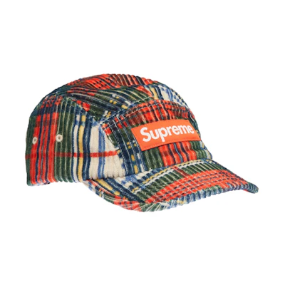 Supreme Corduroy Camp Cap (SS22) Plaid