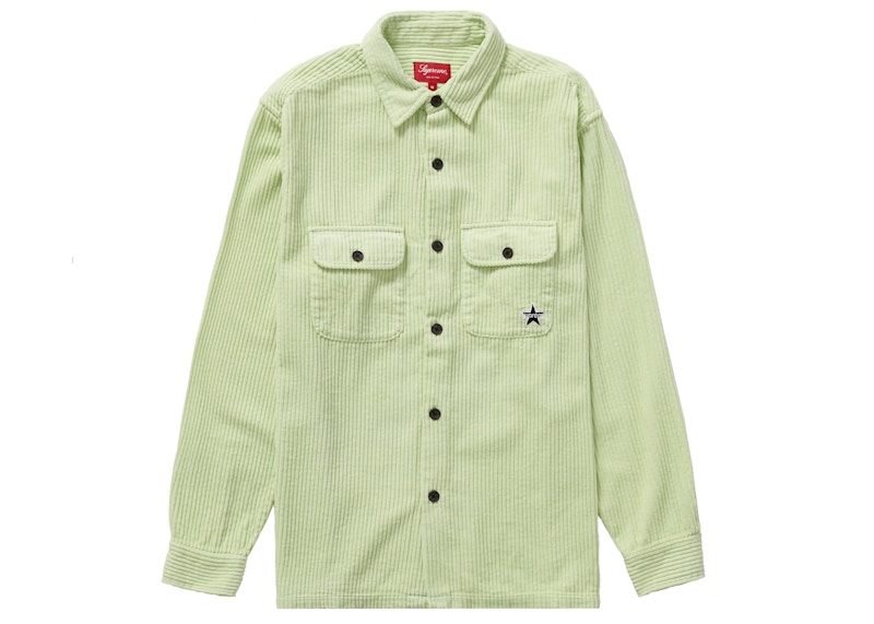 Supreme Corduroy Shirt (SS22) Pale Mint