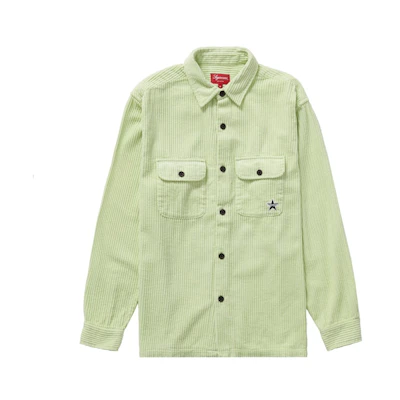 Supreme Corduroy Shirt (SS22) Pale Mint