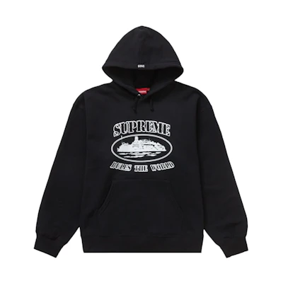 Supreme Corteiz Rules The World Hoodie Black