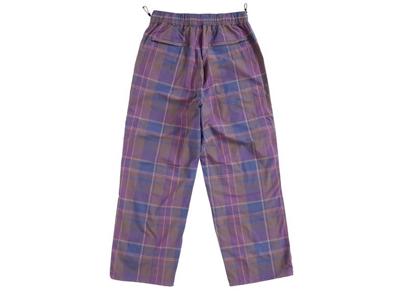 Order Supreme 棉质束带裤 (SS24) 格纹款