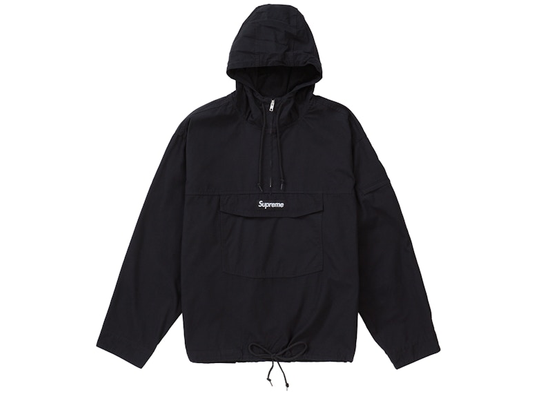 Supreme Cotton Utility Anorak Black