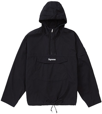 Supreme Cotton Utility Anorak Black Buy Supreme Cotton Utility Anorak Black