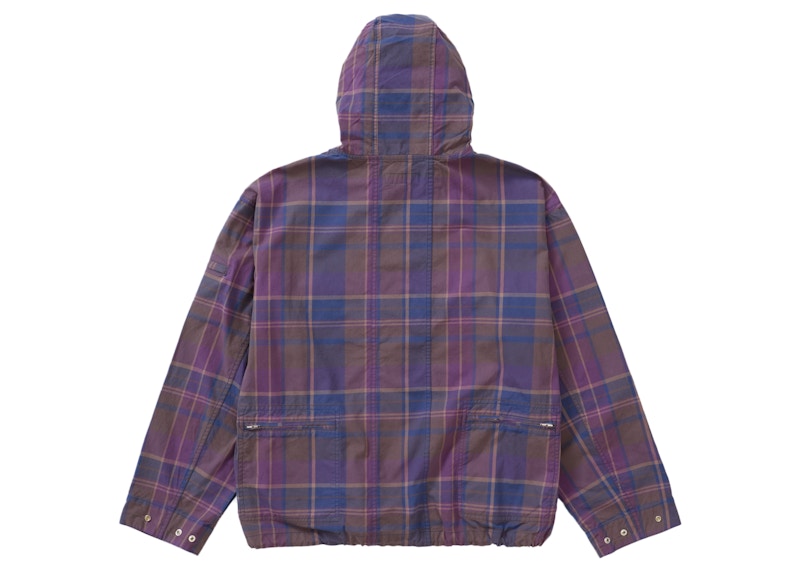 Order Supreme Cotton Utility Anorak Corak Kotak-kotak