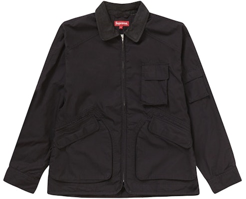 Supreme Cotton Utility Jacket Black Buy Supreme Cotton Utility Jacket Black
