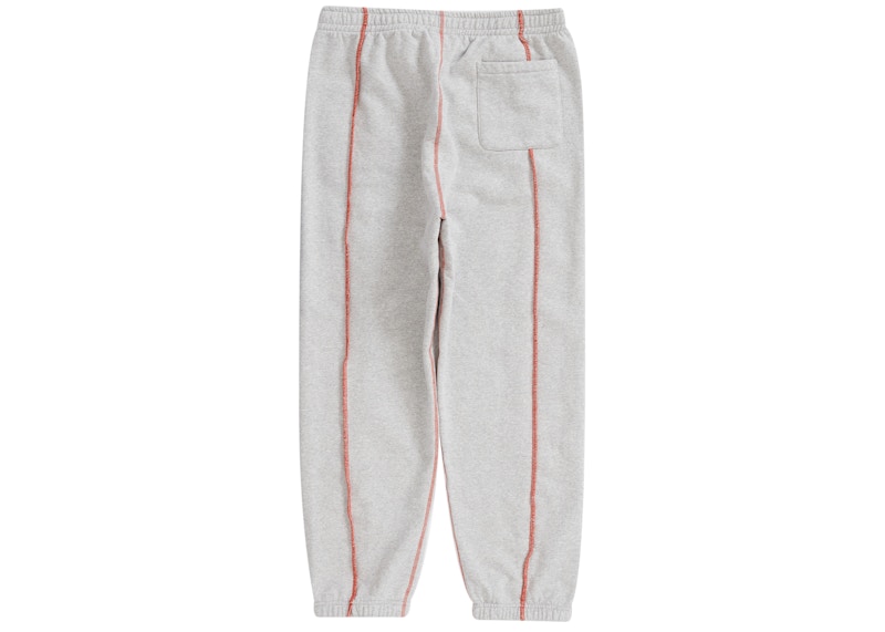 Supreme Coverstitch Sweatpant 'Heather Grey' 圖 2