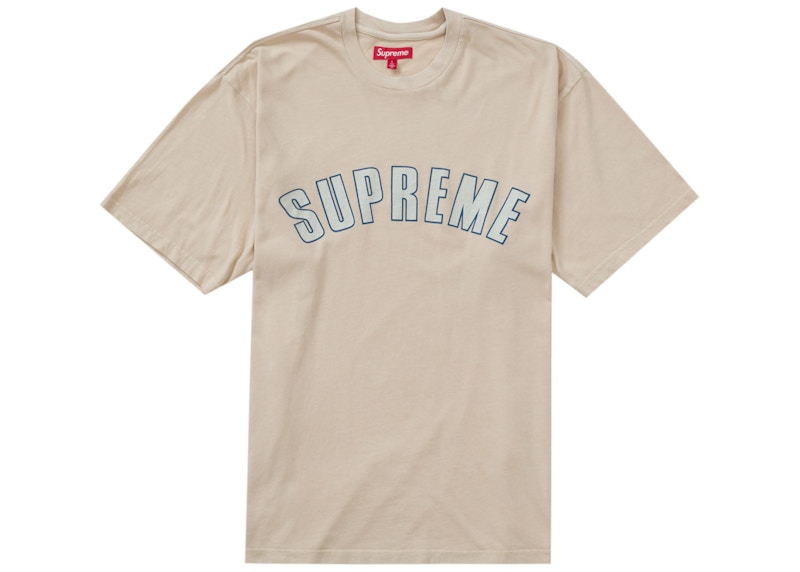 Supreme Cracked Arc S/S Top Light Brown