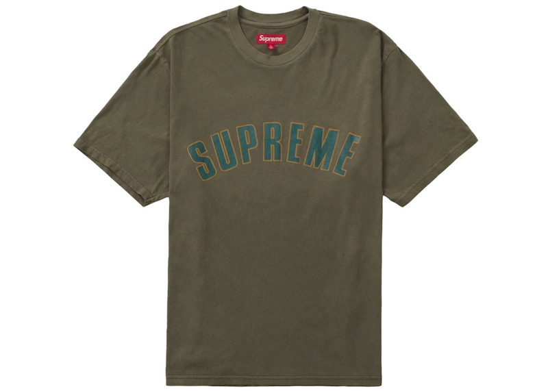 Supreme Cracked Arc S/S Top Olive