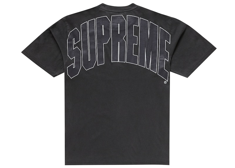 Supreme Cracked Back Arc S/S Top Black