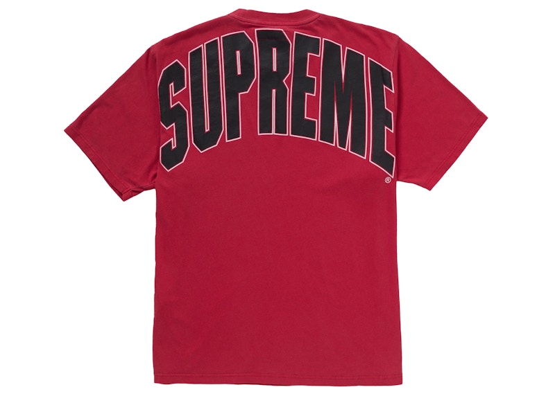 Supreme Cracked Back Arc S/S Top Red
