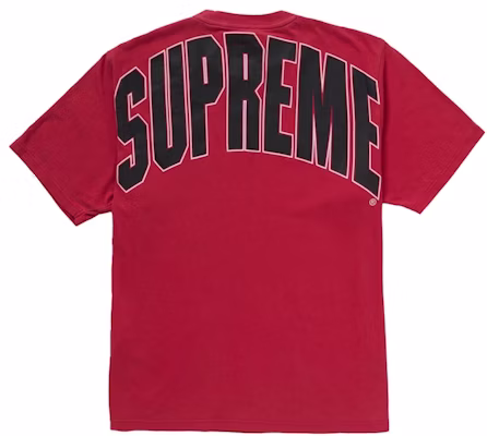 Supreme Cracked Back Arc Baju S/S Merah. Buy Supreme Cracked Back Arc Baju S/S Merah.