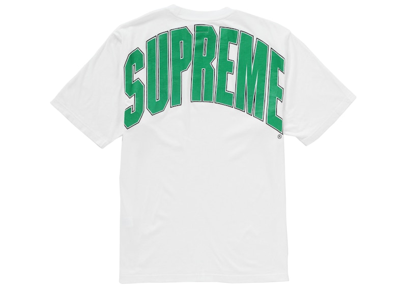 Supreme Cracked Back Arc S/S Top White