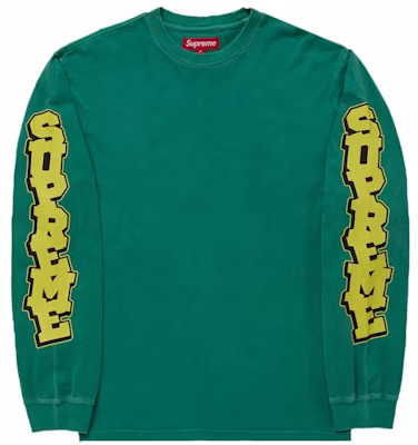 Supreme Cracked Sleeve L/S Top Green Buy Supreme Cracked Sleeve L/S Top Green