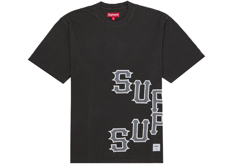 シュプリーム インターシャ S/S トップ (SS25) ネイビーを購入 - Novelship