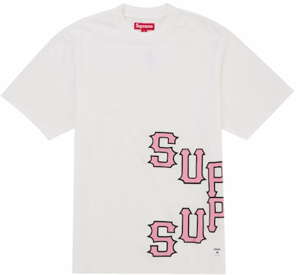 Supreme 破裂字母短袖上衣 白色 Buy Supreme 破裂字母短袖上衣 白色