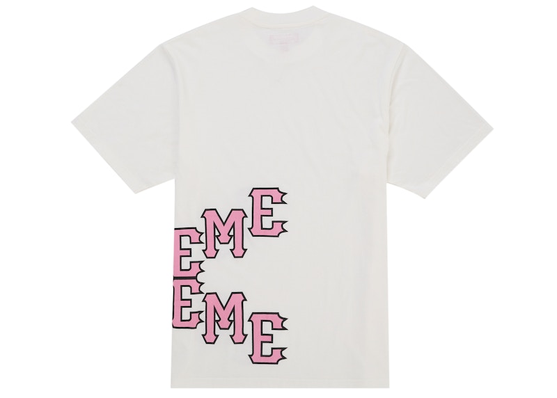 Order Supreme 破裂字母短袖上衣 白色