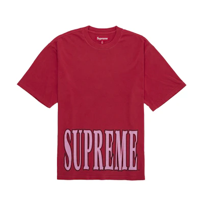 Supreme Cracked Stretch S/S Top Red