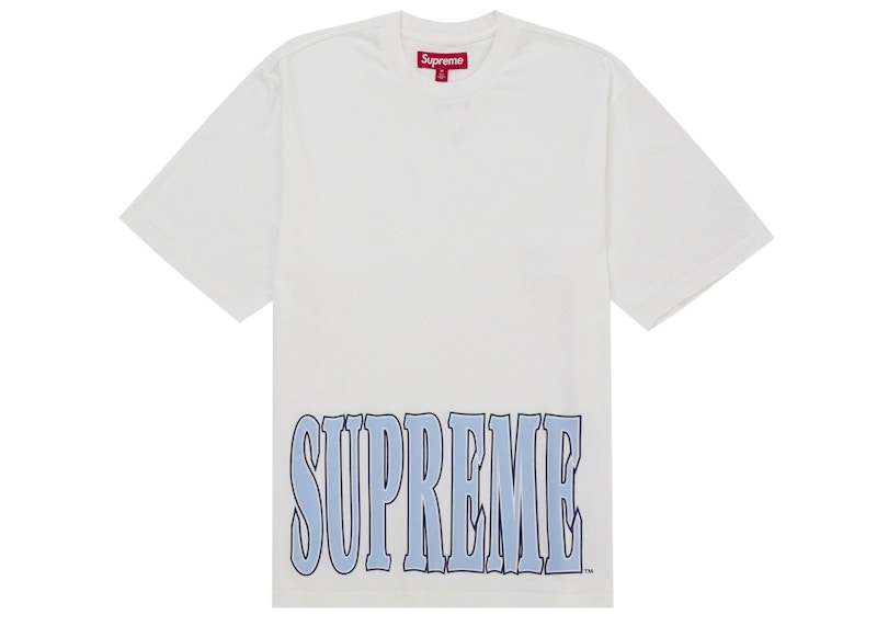 Supreme Cracked Stretch S/S Top White