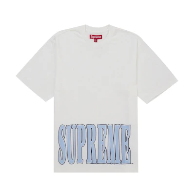 Supreme Cracked Stretch S/S Top White