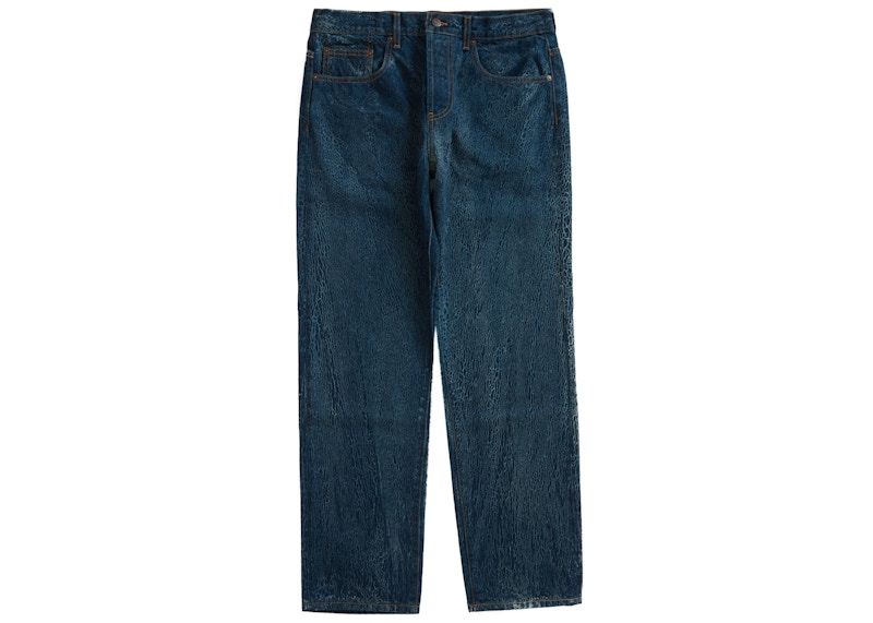 Supreme Crackle Regular Jean Blue