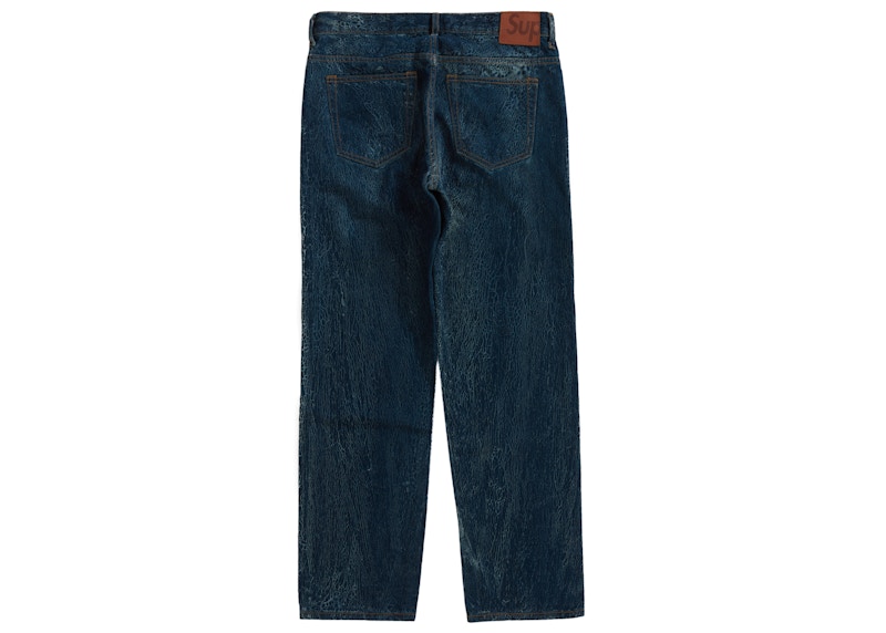 Supreme Crackle Regular Jean Blue 圖 2