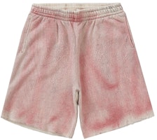 Supreme Crackle Sweatshort Red