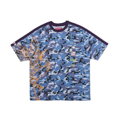 Supreme Crane S/S Top Blue Camo
