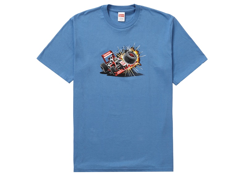 Supreme Crash Tee (FW21) Dusty Light Royal