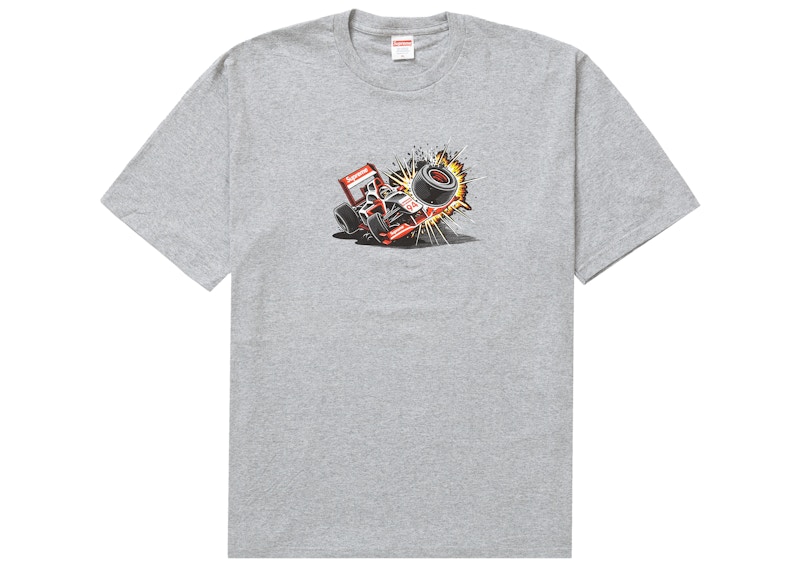 Buy Supreme Crown Tee Heather Grey - Novelship