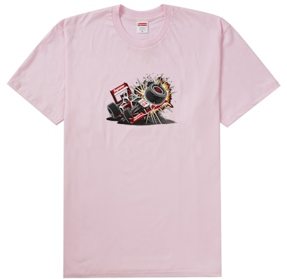Supreme Crash Tee Merah Jambu Muda (FW21) Buy Supreme Crash Tee Merah Jambu Muda (FW21)
