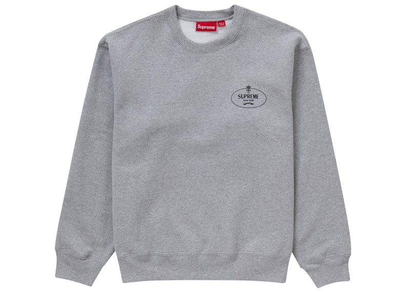 Supreme Crest Crewneck (FW24) Ash Grey