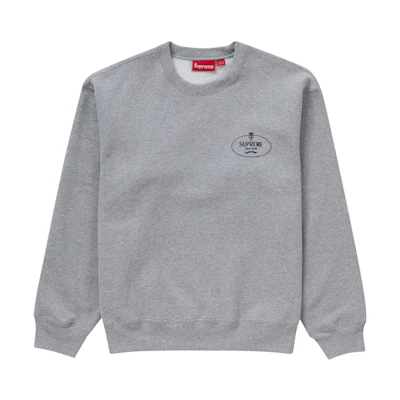 Supreme Crest Crewneck (FW24) Ash Grey