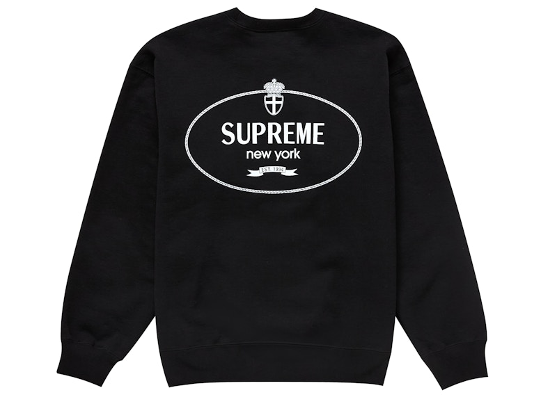 Supreme Crest Crewneck (FW24) Black