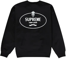 Supreme Crest Crewneck (FW24) Black Supreme Crest Crewneck (FW24) Black