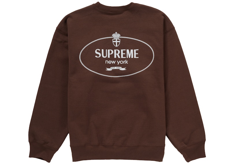 Supreme Crest Crewneck (FW24) Brown 圖 2