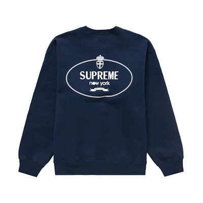 Supreme Crest Crewneck (FW24) Navy