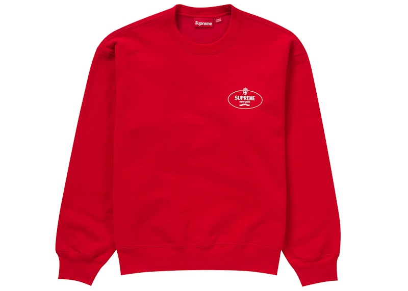 Supreme Crest Crewneck (FW24) Red