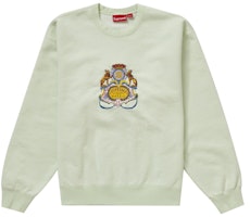 Supreme Crest Crewneck Light Green Supreme Crest Crewneck Light Green