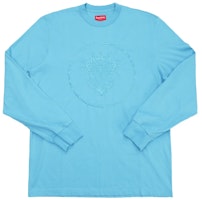 Supreme Crest L/S Top Light Blue