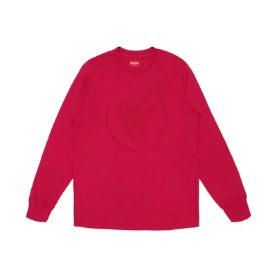 Supreme Crest L/S Top Magenta