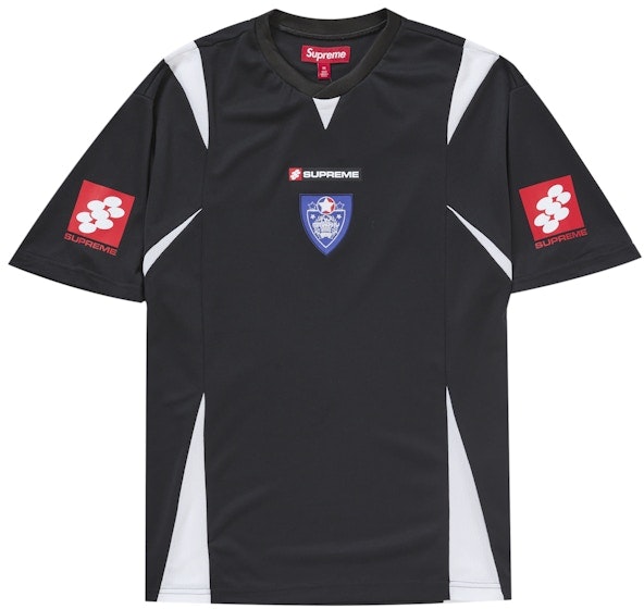 supreme-crest-soccer-jersey-black