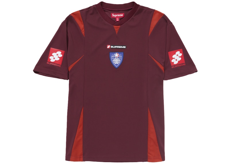 Supreme Crest Soccer Jersey Maroon