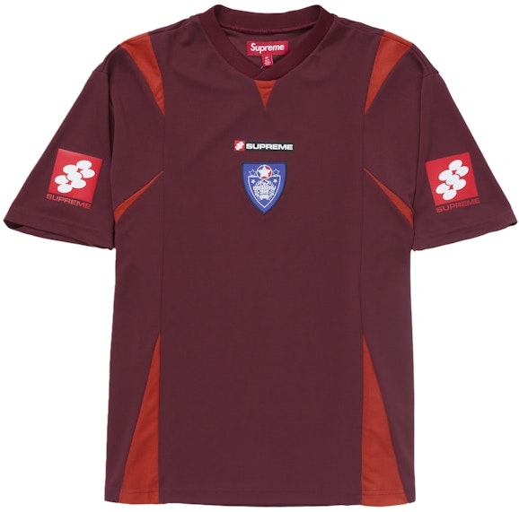 supreme-crest-soccer-jersey-maroon